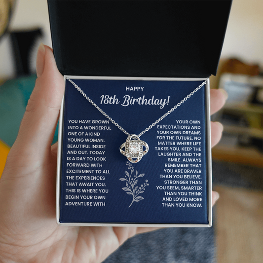 18th Birthday Necklace for Daughter – Sentimental Gift from Mom or Dad