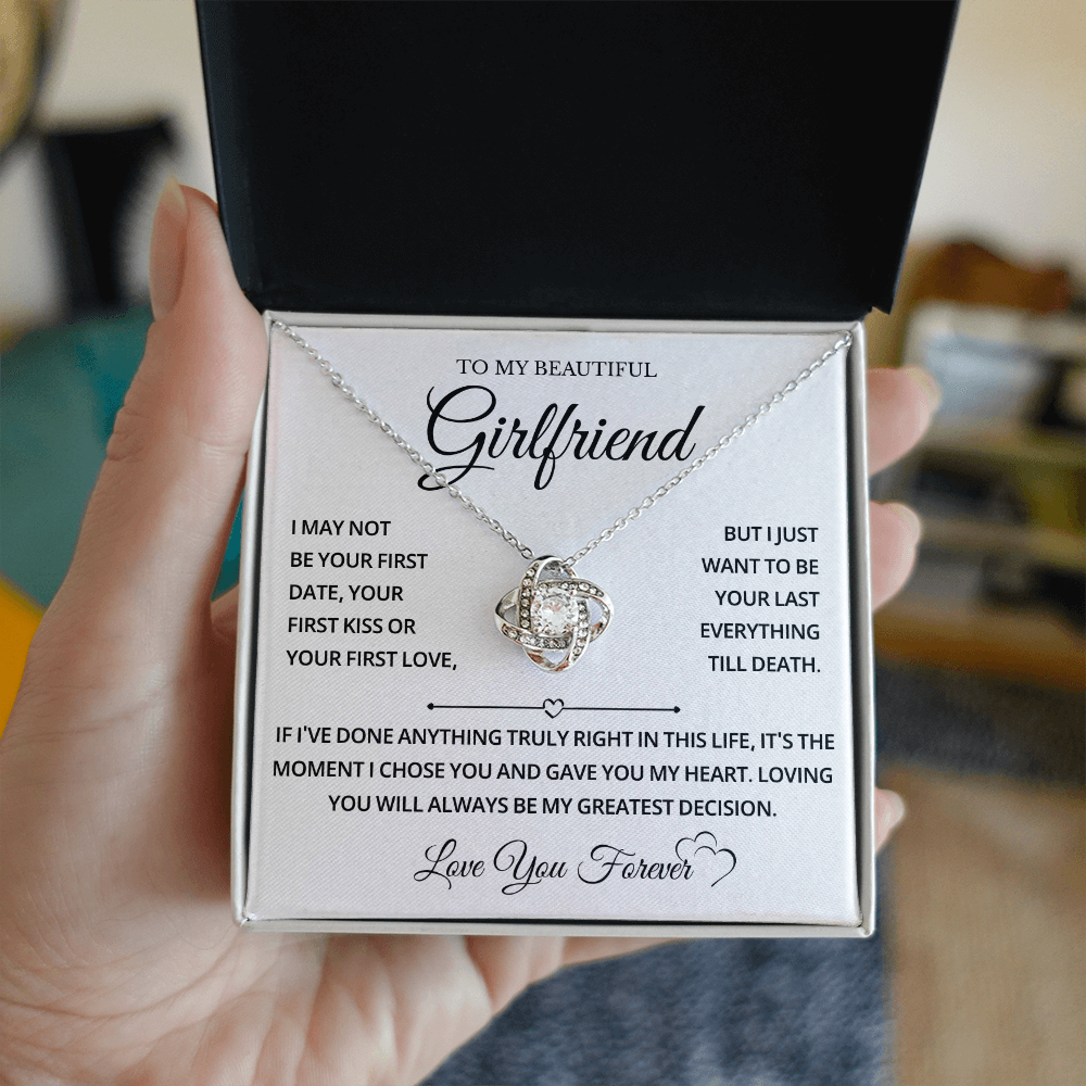 Girlfriends Gifts Romantic Love Knot Pendants On Anniversary, Valentine Day