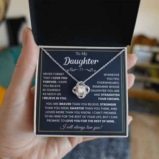 To My Daughter Necklace from Mom or Dad | Best Daughter Gift 2026