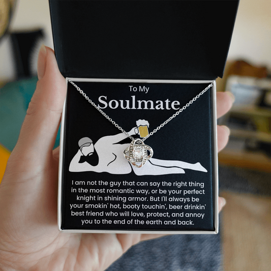 To My Beautiful Soulmate Necklace for Wife From Husband Jewelry for Girlfriend