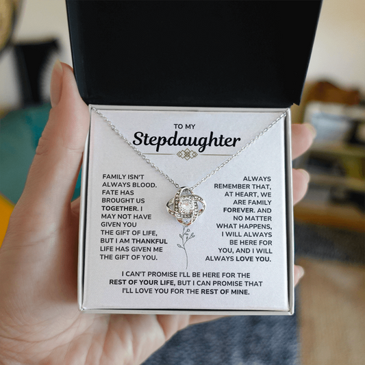 To My Stepdaughter Necklace – Meaningful Gift from Stepmom or Stepdad