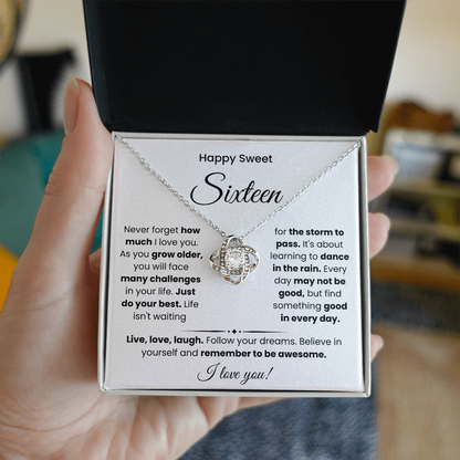 Sweet 16 Necklace, A Special Day for a Special Girl