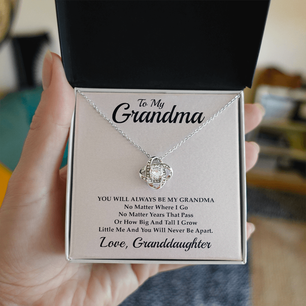 Grandma Necklace from Granddaughter – Gift for Grandma