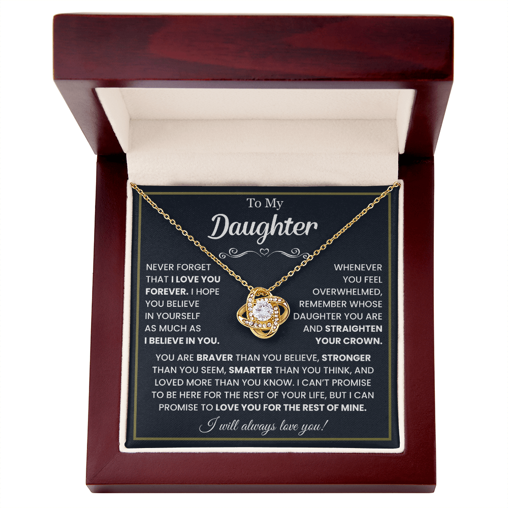 To My Daughter Necklace from Mom or Dad | Best Daughter Gift 2026