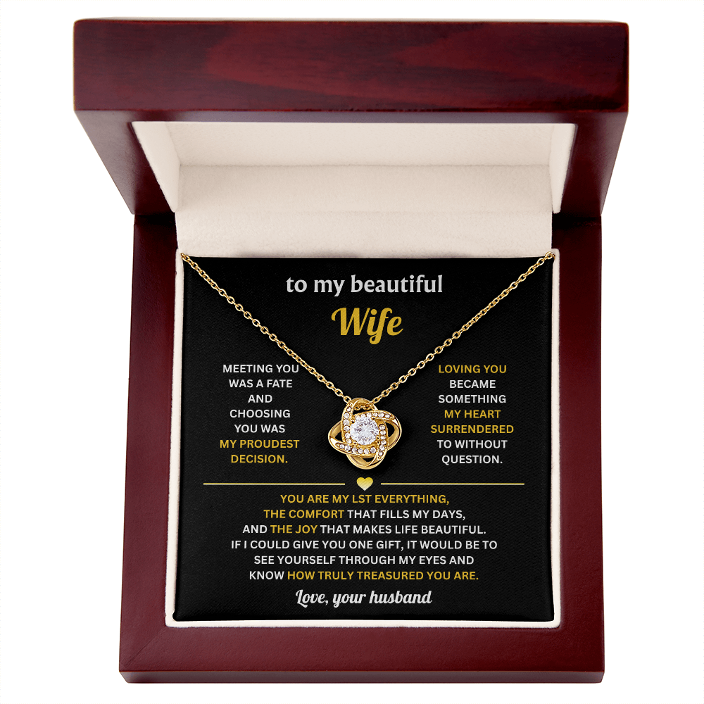 To My Beautiful Wife - Thank You for Being My Wife, Gifts for Her