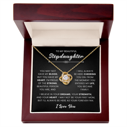 Bonus Daughter Necklace – Meaningful Gift from Mom or Dad, Stepdaughter Jewelry