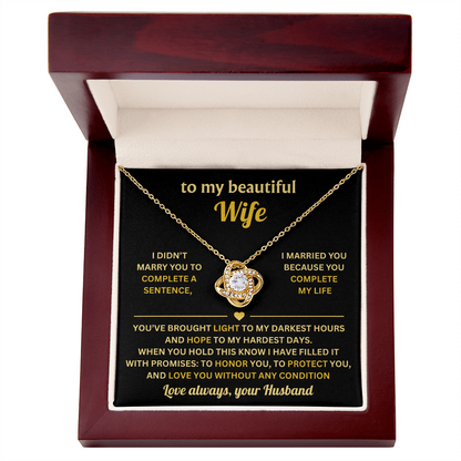 To My Wife - Never Forgot How Much I Love You, Romantic Gifts for Her