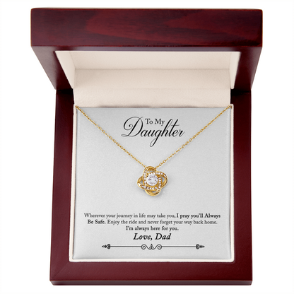 To My Daughter Necklace - Best Gift for Daughter 2026 - Birthday Gift for Her