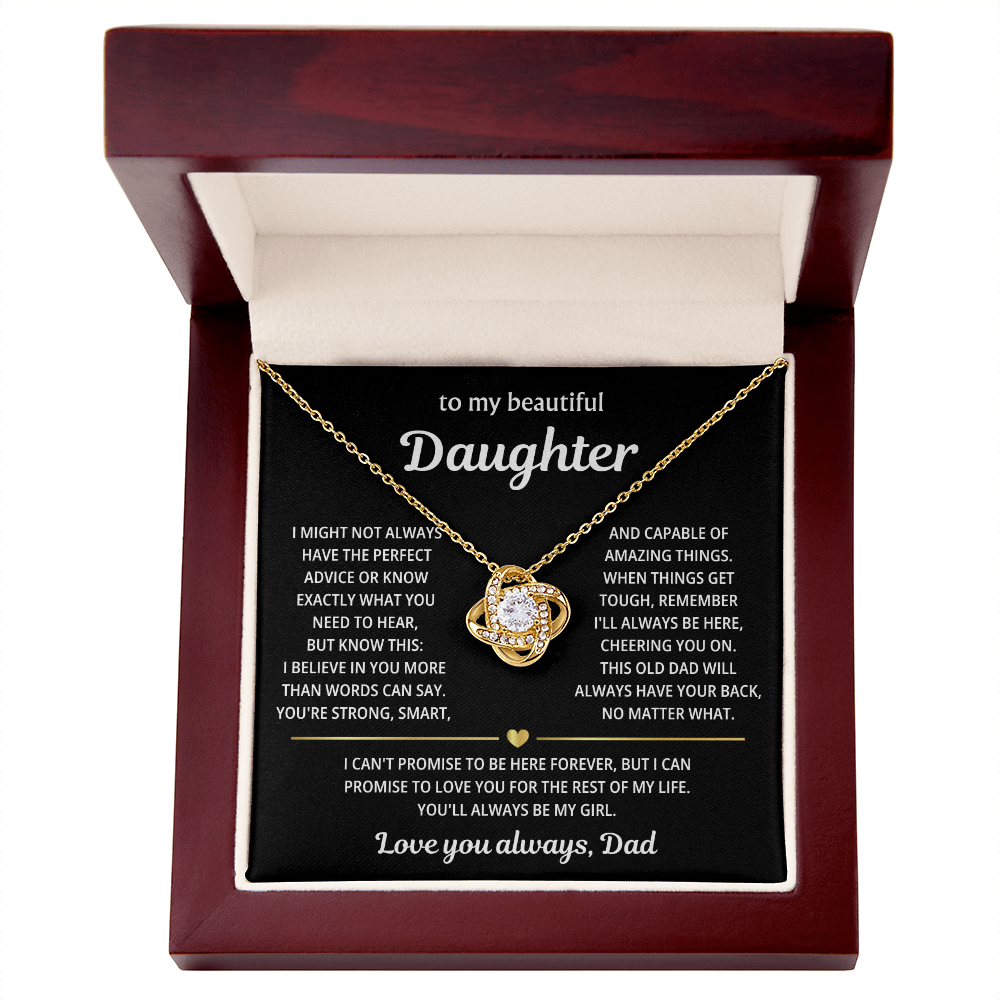 To My Daughter From Mom & Dad – A Precious Keepsake Gift with Elegant Gift Box