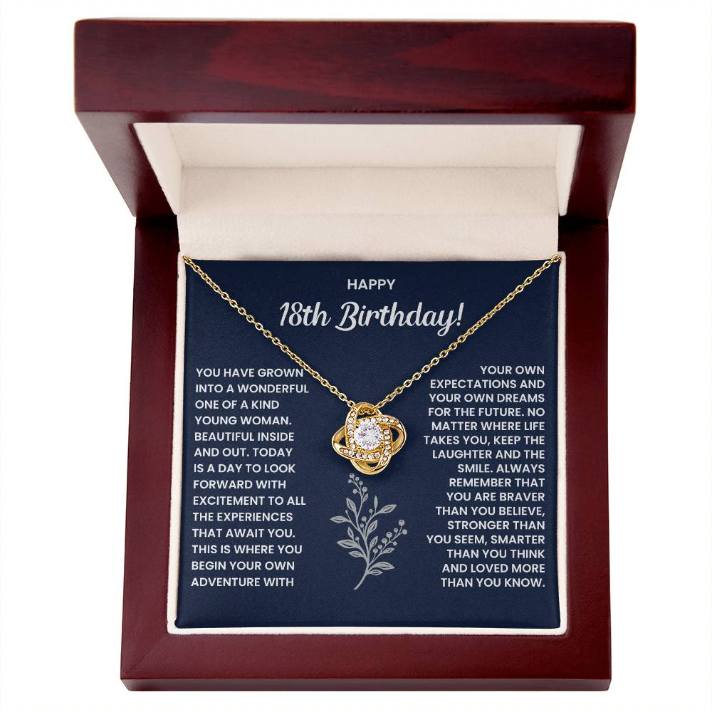 18th Birthday Necklace for Daughter – Sentimental Gift from Mom or Dad