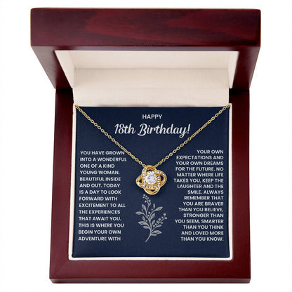 18th Birthday Necklace for Daughter – Sentimental Gift from Mom or Dad