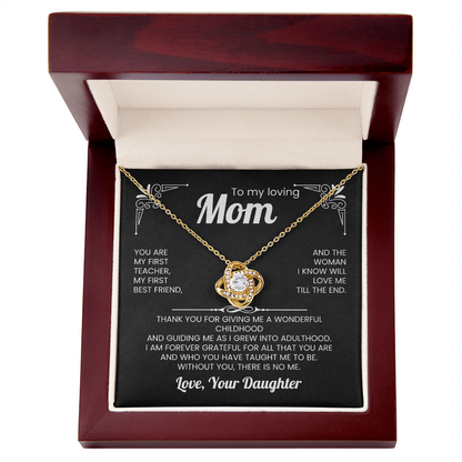 Best Mother's Day Gift 2026 - To My Mom Jewelry with Sentimental Message Card