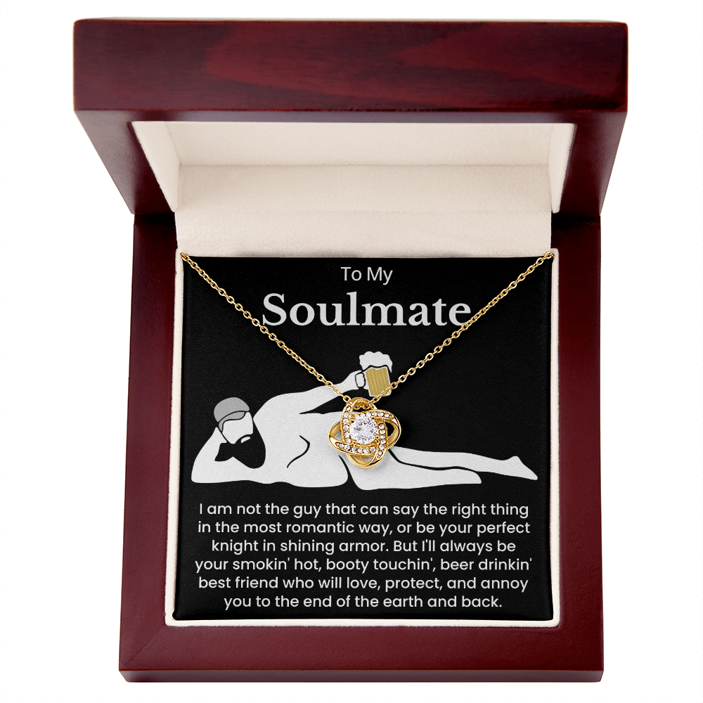 To My Beautiful Soulmate Necklace for Wife From Husband Jewelry for Girlfriend