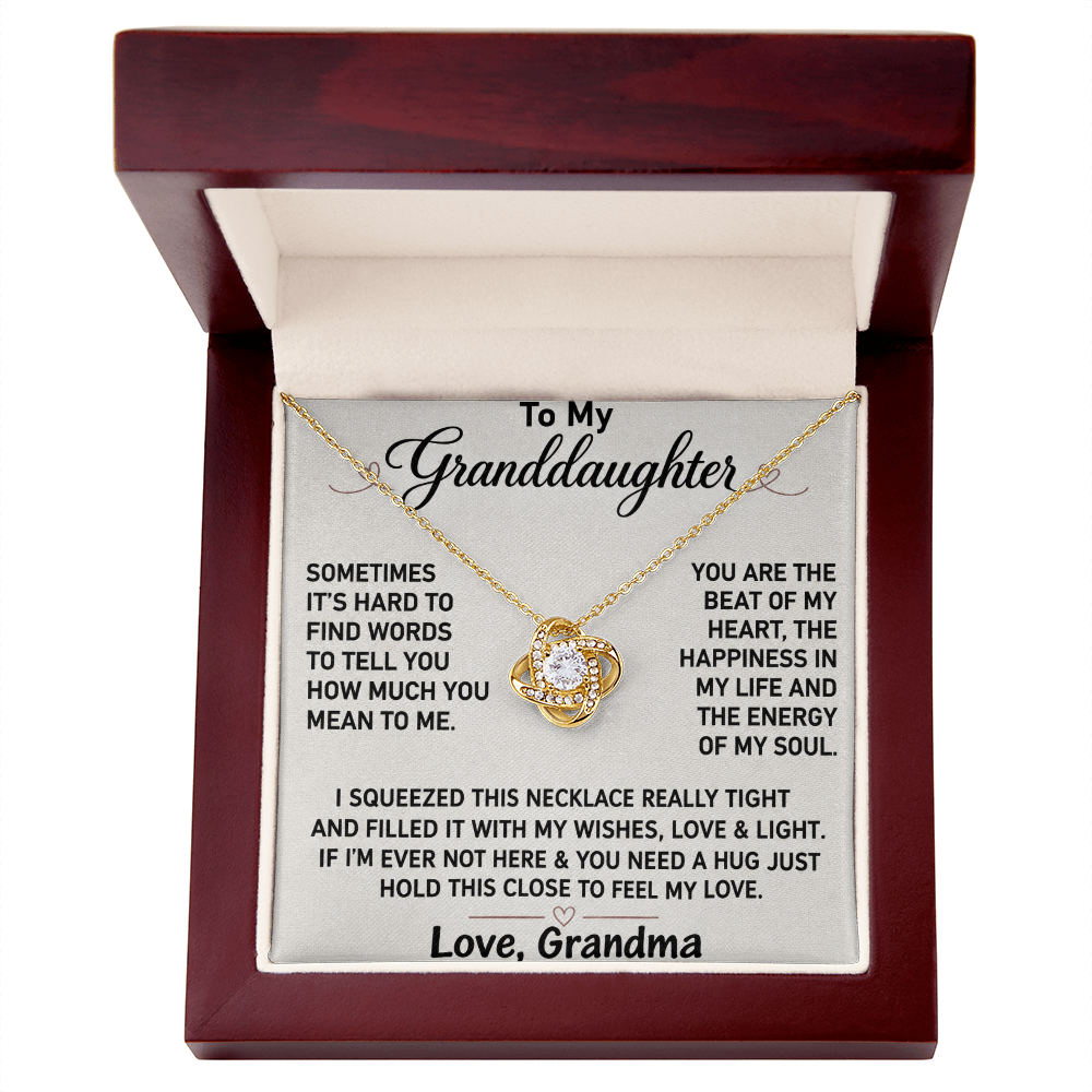 To My Granddaughter My Love for You Will Last Through Every Moment Heartfelt Keepsake Gift
