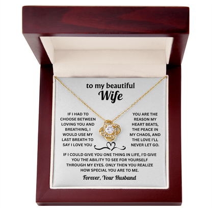 Christmas Gifts For Wife - To My Wife Necklace From Husband