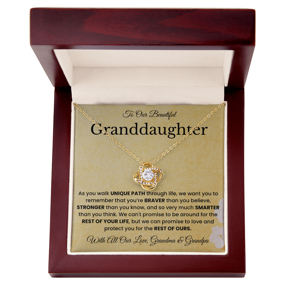 To My Granddaughter Necklace – Sentimental Gift Jewelry for Her