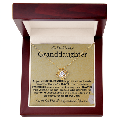 To My Granddaughter Necklace – Sentimental Gift Jewelry for Her