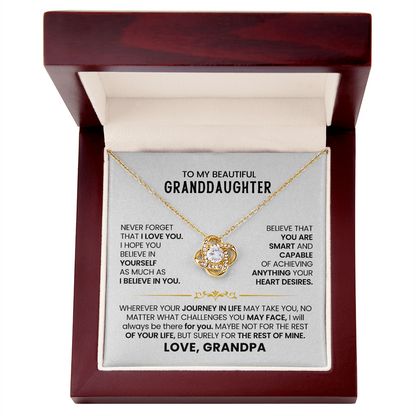 To My Granddaughter - Never Forget How Much I Love You