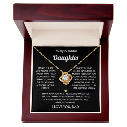 To My Daughter – Beautiful Jewelry Gift | Meaningful Birthday, Christmas & Graduation Gift