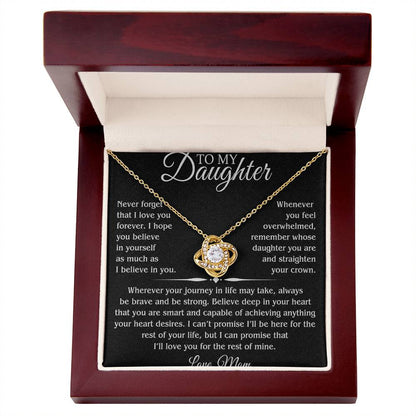 To My Daughter Necklace – Heartfelt Gift from Mom to Daughter