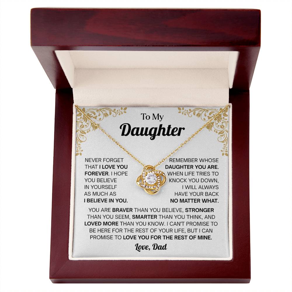 Christmas Gift From Dad to Daughter, Necklace for My Daughter, Meaningful Necklaces for Women