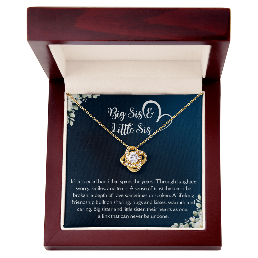 Big Sis Little Sis Necklace – Sister Gift Jewelry, Birthday Gift for Big Sister Little Sister