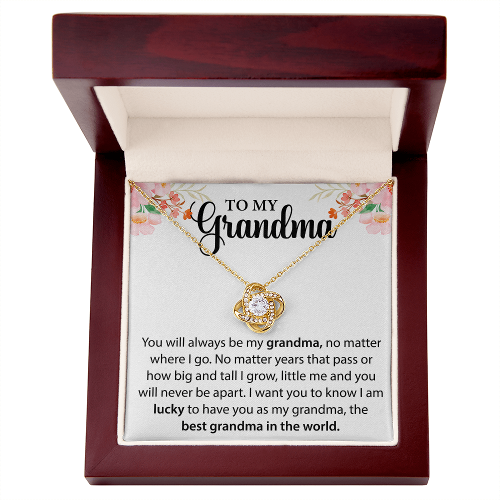 Grandma Necklace Gift – From Grandson or Granddaughter