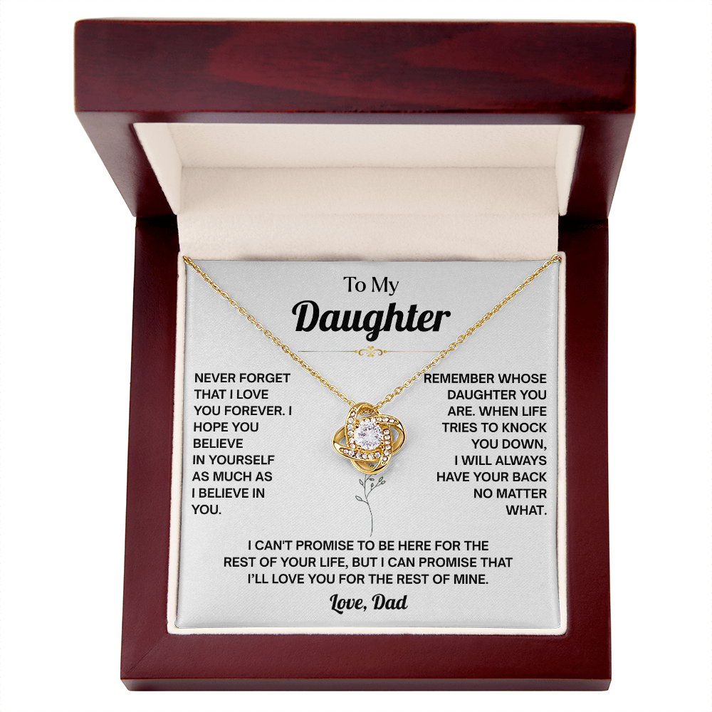 Daughter Graduation Necklace, You Will Always Be My Little Girl Necklace for Daughter From Dad