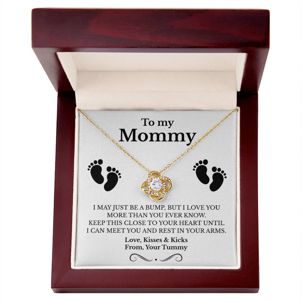 Mommy To Be Necklace, Pregnancy Gift, Mother to Be Present From Unborn Baby, Expecting Wife Jewelry, Baby Shower Gifts