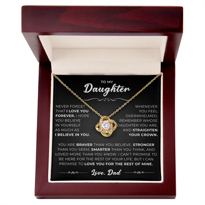 To My Amazing Daughter - the Most Beautiful Chapters of My Life - Necklace