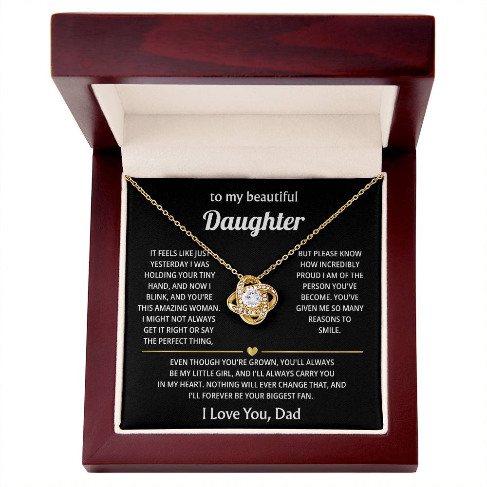 Daughter Jewelry Gift from Dad – Heartfelt Gift for Birthday, Christmas & Graduation