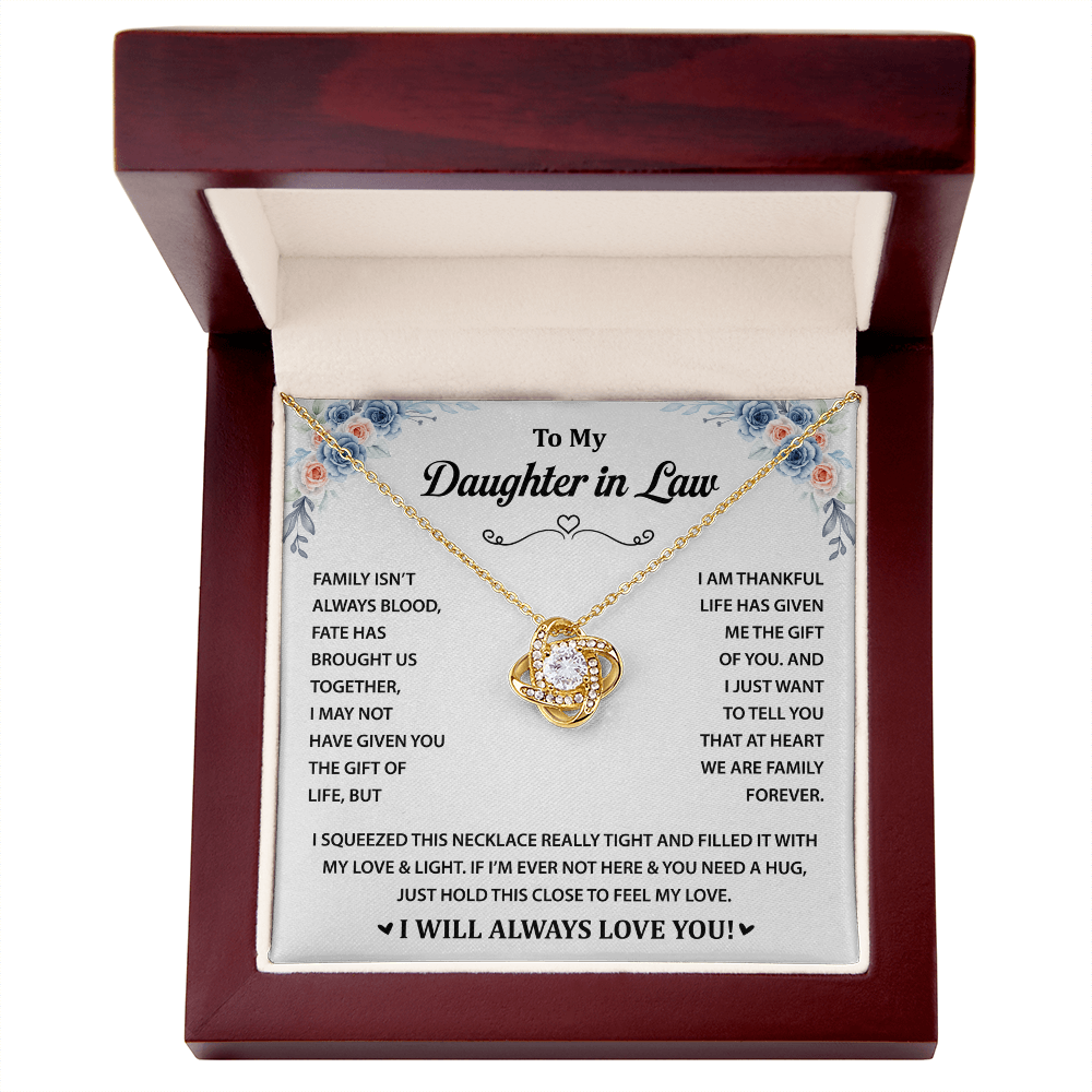 Meaningful Daughter-in-Law Necklace from Mom & Dad – Heartfelt Gift for Birthday, Christmas, or Wedding Day