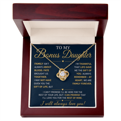 Bonus Daughter Gift from Stepmom or Stepdad – Heartfelt Message & Meaningful Keepsake