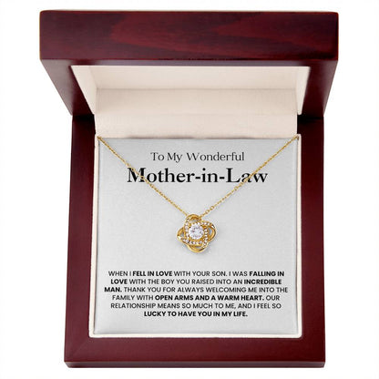 Sentimental Necklace for Future Mother-in-Law From Future Son-in-Law