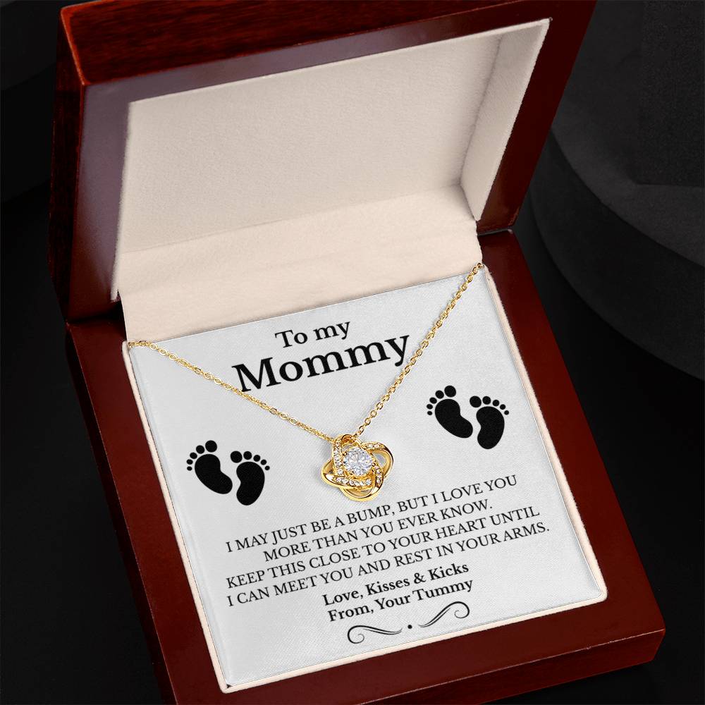 Mommy To Be Necklace, Pregnancy Gift, Mother to Be Present From Unborn Baby, Expecting Wife Jewelry, Baby Shower Gifts