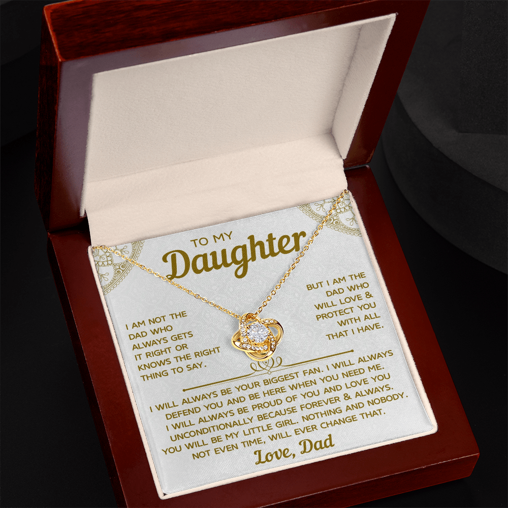 To My Daughter Necklace From Dad, Meaningful Necklaces for Women