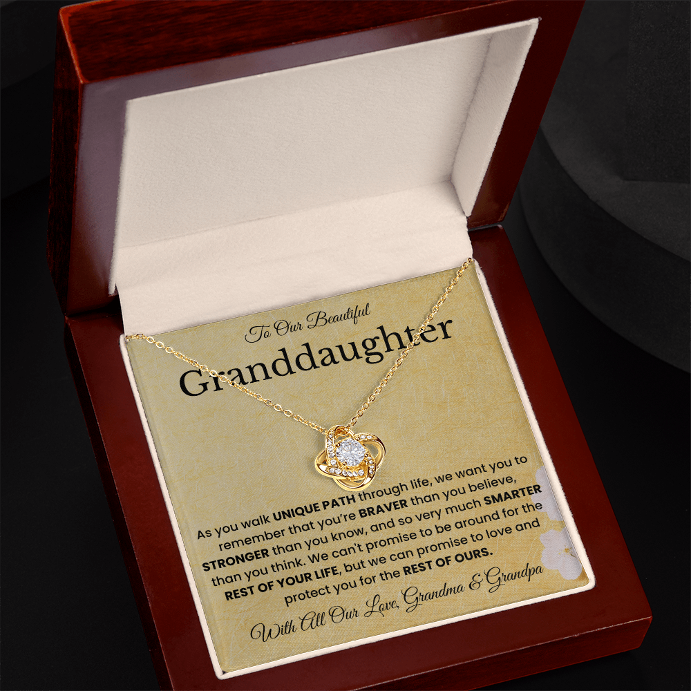To My Granddaughter Necklace – Sentimental Gift Jewelry for Her