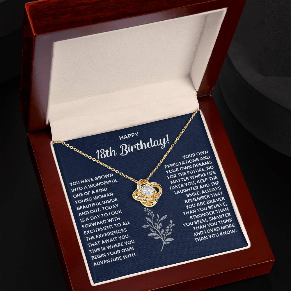 18th Birthday Necklace for Daughter – Sentimental Gift from Mom or Dad