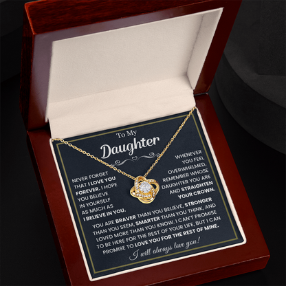 To My Daughter Necklace from Mom or Dad | Best Daughter Gift 2026