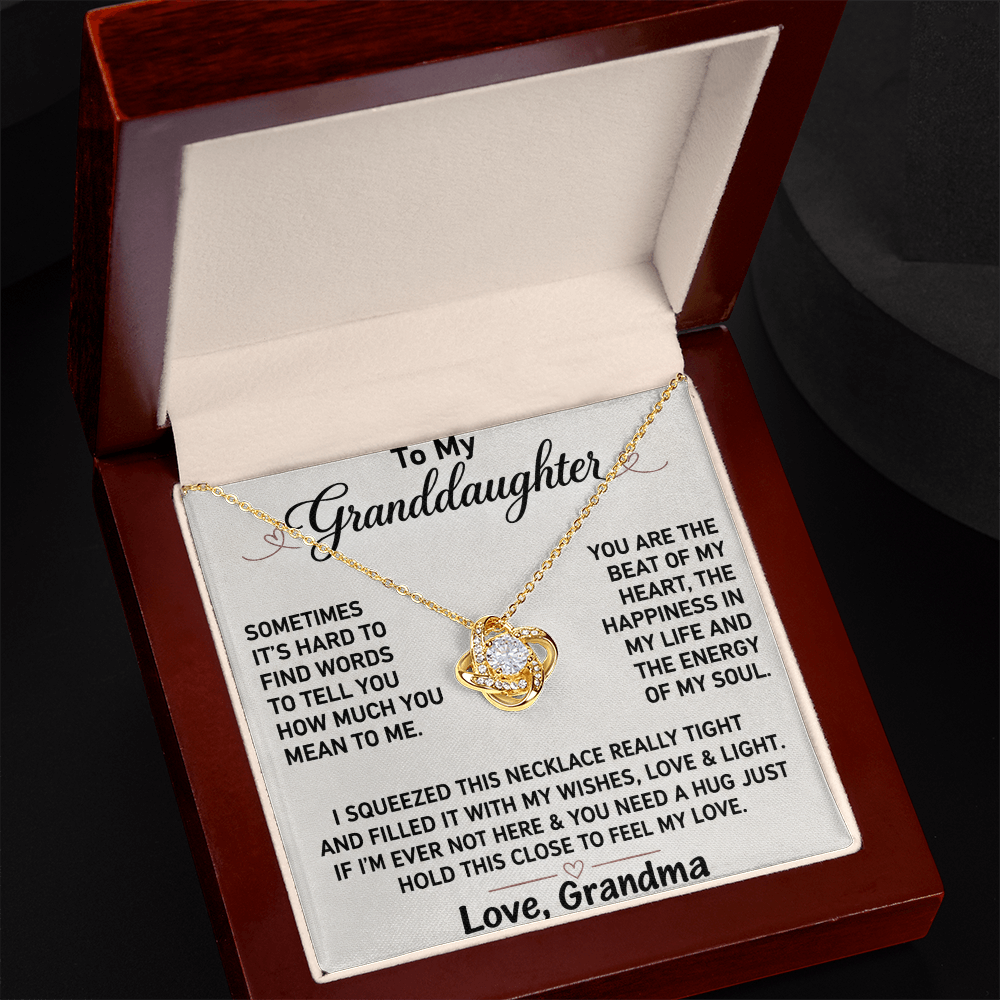 To My Granddaughter My Love for You Will Last Through Every Moment Heartfelt Keepsake Gift