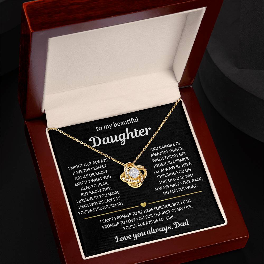 To My Daughter From Mom & Dad – A Precious Keepsake Gift with Elegant Gift Box