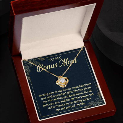 My Bonus Mom - Without You, There is No Me - Necklace