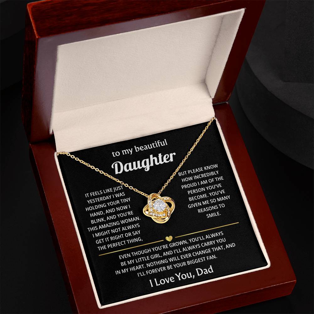 Daughter Jewelry Gift from Dad – Heartfelt Gift for Birthday, Christmas & Graduation
