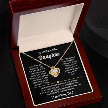 Daughter Jewelry Gift from Dad – Heartfelt Gift for Birthday, Christmas & Graduation