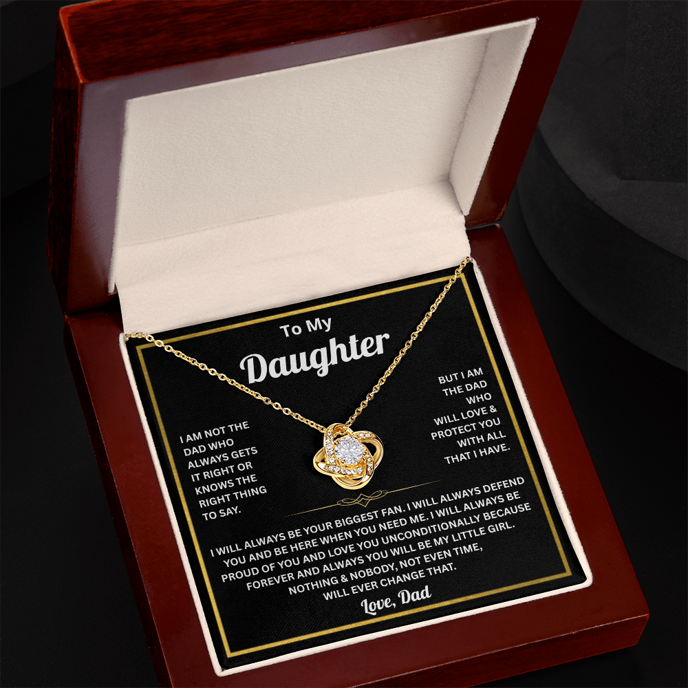 To My Beautiful Daughter Necklace From Dad, Daughter Necklaces for Women