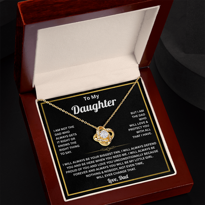 To My Beautiful Daughter Necklace From Dad, Daughter Necklaces for Women