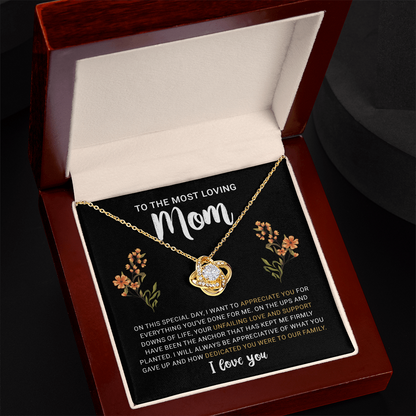 To My Mom Necklace from Daughter | Meaningful 2026 Love Knot Gift