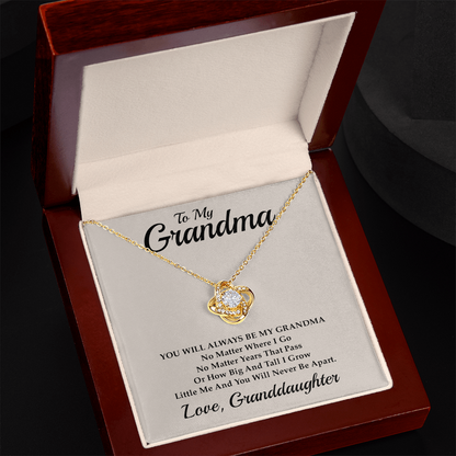 Grandma Necklace from Granddaughter – Gift for Grandma