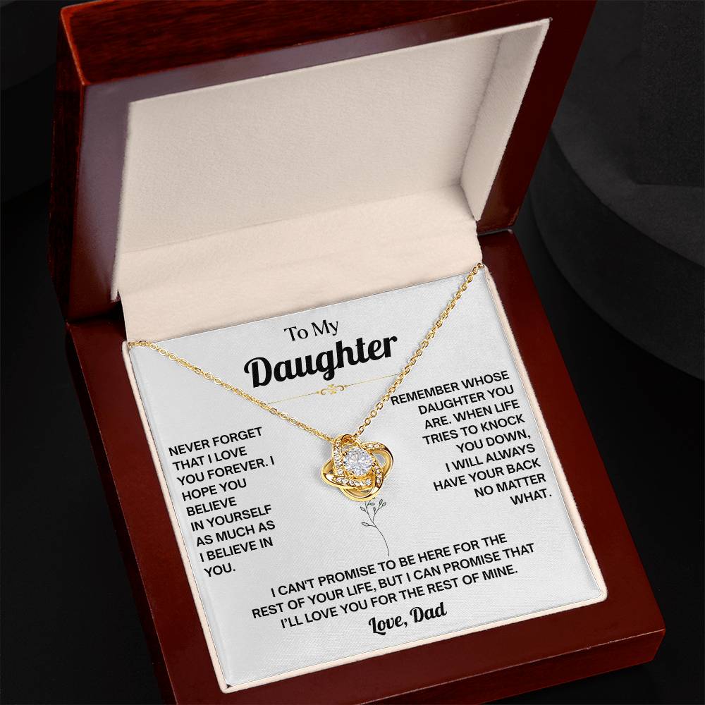 Daughter Graduation Necklace, You Will Always Be My Little Girl Necklace for Daughter From Dad