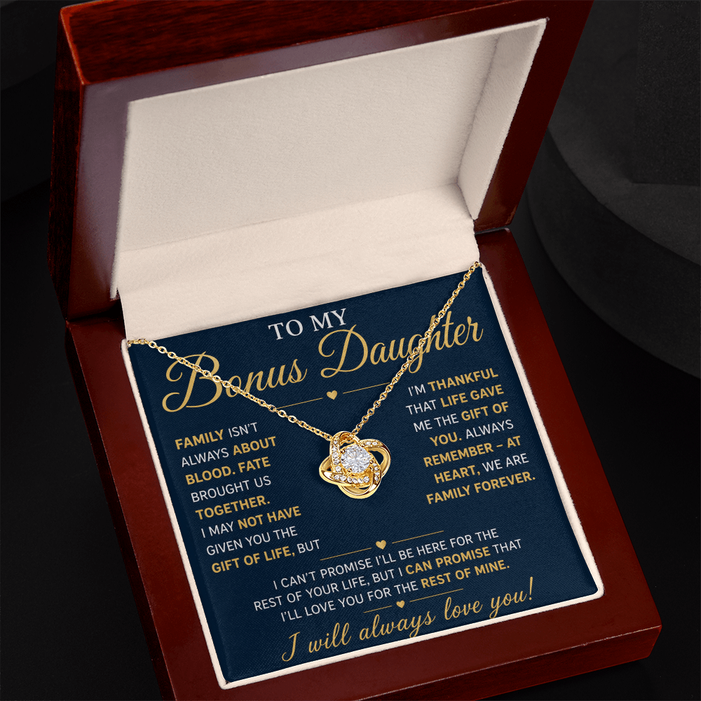 Bonus Daughter Gift from Stepmom or Stepdad – Heartfelt Message & Meaningful Keepsake